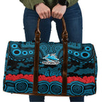 ANZAC Day Cronulla Sutherland Sharks Travel Bag Military Memorial Aboriginal Indigenous Art