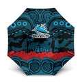 ANZAC Day Cronulla Sutherland Sharks Umbrella Military Memorial Aboriginal Indigenous Art