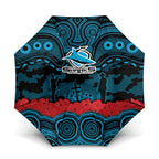 ANZAC Day Cronulla Sutherland Sharks Umbrella Military Memorial Aboriginal Indigenous Art