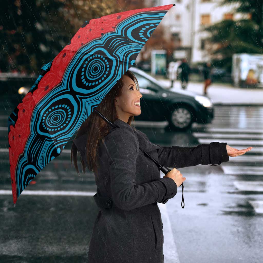 ANZAC Day Cronulla Sutherland Sharks Umbrella Military Memorial Aboriginal Indigenous Art