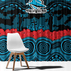 ANZAC Day Cronulla Sutherland Sharks Window Curtain Military Memorial Aboriginal Indigenous Art