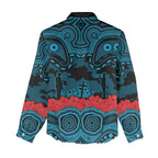 ANZAC Day Cronulla Sutherland Sharks Women Casual Shirt Military Memorial Aboriginal Indigenous Art