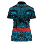 ANZAC Day Cronulla Sutherland Sharks Women Polo Shirt Military Memorial Aboriginal Indigenous Art
