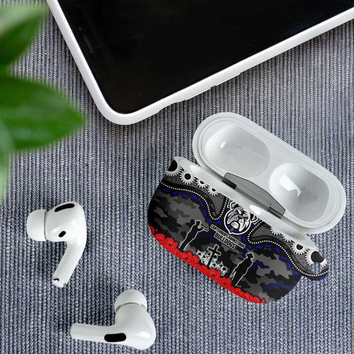 ANZAC Day Canterbury Bankstown Bulldogs AirPods Case Military Memorial Aboriginal Indigenous Art
