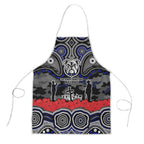 ANZAC Day Canterbury Bankstown Bulldogs Apron Military Memorial Aboriginal Indigenous Art