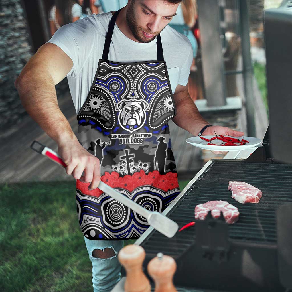 ANZAC Day Canterbury Bankstown Bulldogs Apron Military Memorial Aboriginal Indigenous Art