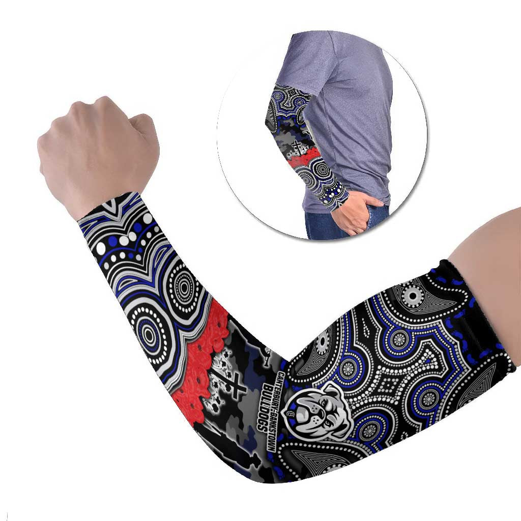 ANZAC Day Canterbury Bankstown Bulldogs Arm Sleeves Military Memorial Aboriginal Indigenous Art