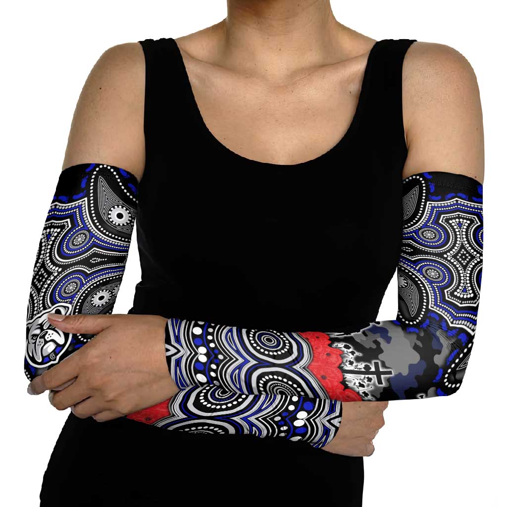 ANZAC Day Canterbury Bankstown Bulldogs Arm Sleeves Military Memorial Aboriginal Indigenous Art