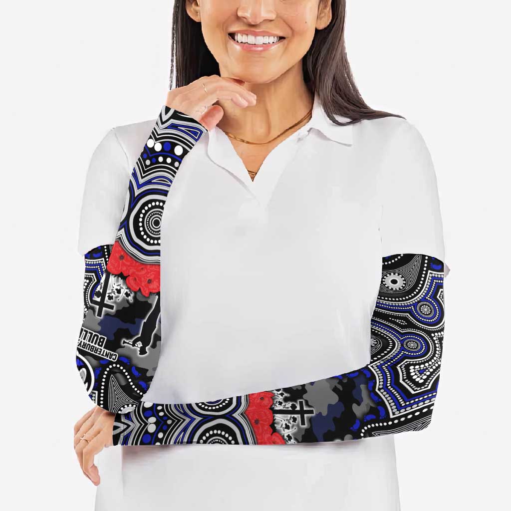 ANZAC Day Canterbury Bankstown Bulldogs Arm Sleeves Military Memorial Aboriginal Indigenous Art