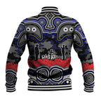 ANZAC Day Canterbury Bankstown Bulldogs Baseball Jacket Military Memorial Aboriginal Indigenous Art