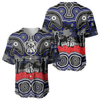 ANZAC Day Canterbury Bankstown Bulldogs Baseball Jersey Military Memorial Aboriginal Indigenous Art