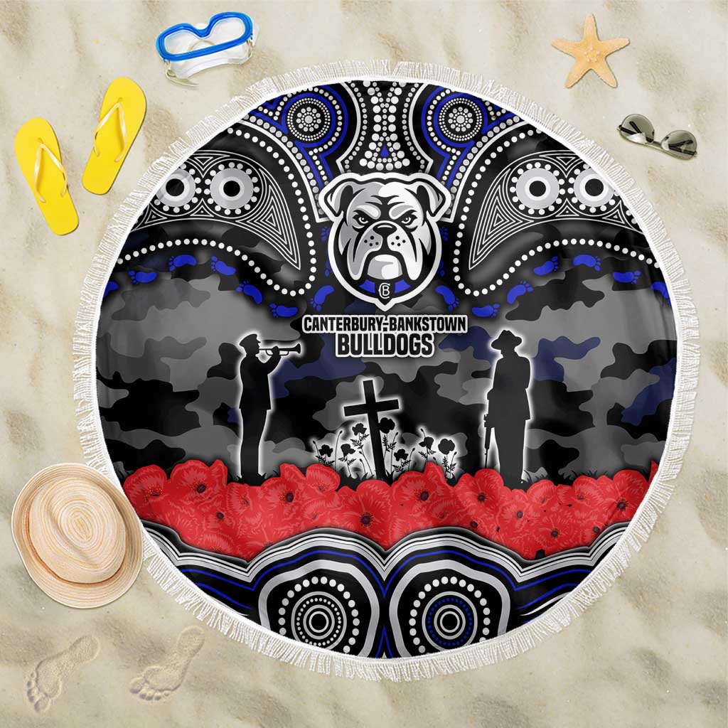 ANZAC Day Canterbury Bankstown Bulldogs Beach Blanket Military Memorial Aboriginal Indigenous Art