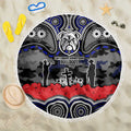 ANZAC Day Canterbury Bankstown Bulldogs Beach Blanket Military Memorial Aboriginal Indigenous Art