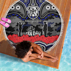 ANZAC Day Canterbury Bankstown Bulldogs Beach Blanket Military Memorial Aboriginal Indigenous Art