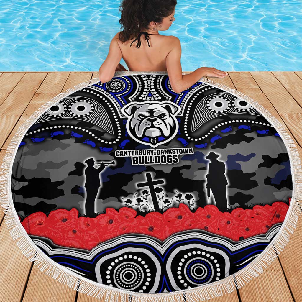ANZAC Day Canterbury Bankstown Bulldogs Beach Blanket Military Memorial Aboriginal Indigenous Art