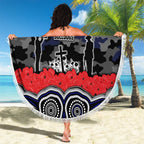 ANZAC Day Canterbury Bankstown Bulldogs Beach Blanket Military Memorial Aboriginal Indigenous Art