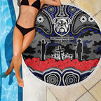 ANZAC Day Canterbury Bankstown Bulldogs Beach Blanket Military Memorial Aboriginal Indigenous Art