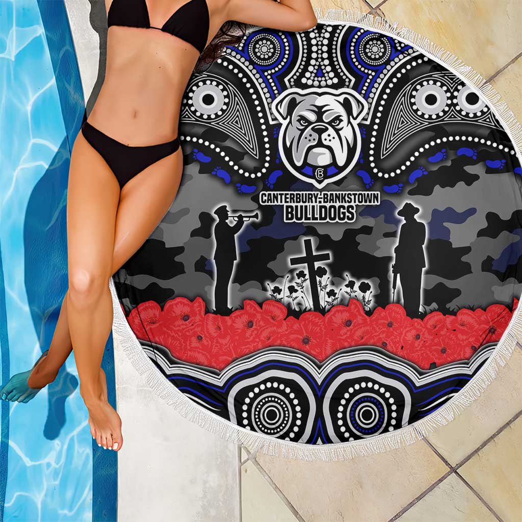 ANZAC Day Canterbury Bankstown Bulldogs Beach Blanket Military Memorial Aboriginal Indigenous Art