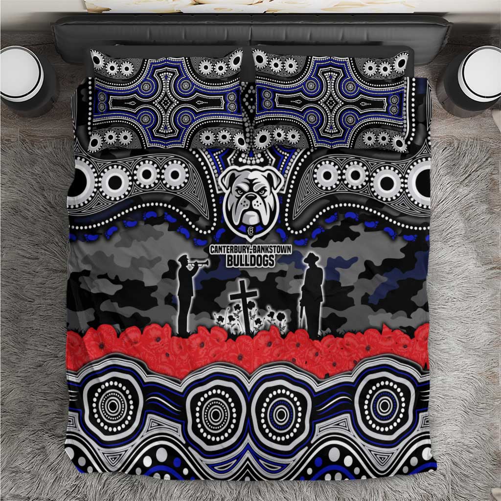 ANZAC Day Canterbury Bankstown Bulldogs Bedding Set Military Memorial Aboriginal Indigenous Art