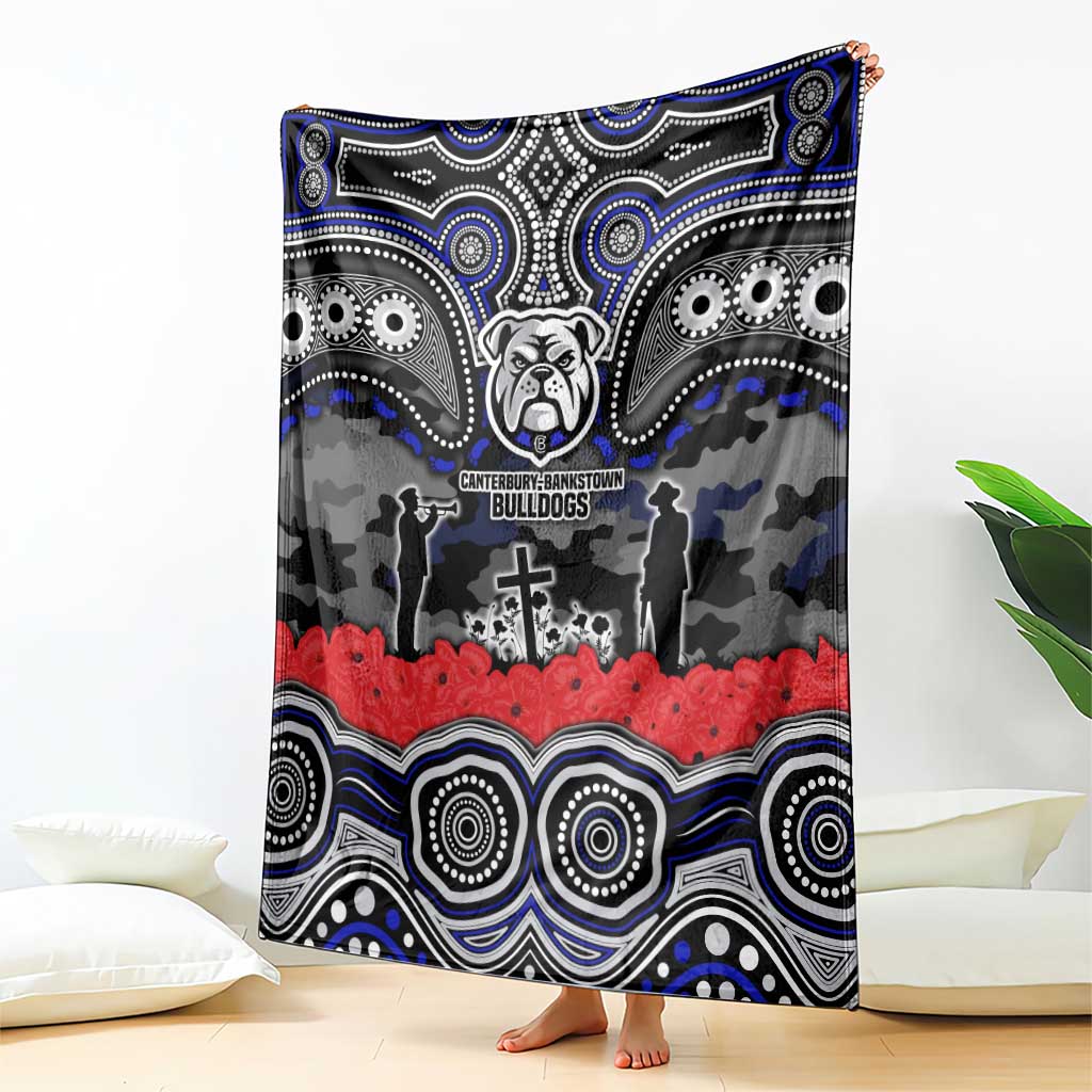 ANZAC Day Canterbury Bankstown Bulldogs Blanket Military Memorial Aboriginal Indigenous Art