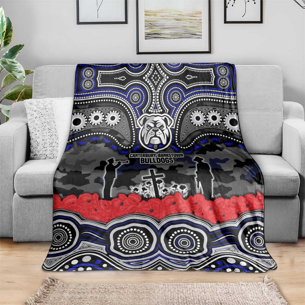 ANZAC Day Canterbury Bankstown Bulldogs Blanket Military Memorial Aboriginal Indigenous Art