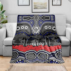 ANZAC Day Canterbury Bankstown Bulldogs Blanket Military Memorial Aboriginal Indigenous Art
