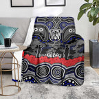 ANZAC Day Canterbury Bankstown Bulldogs Blanket Military Memorial Aboriginal Indigenous Art