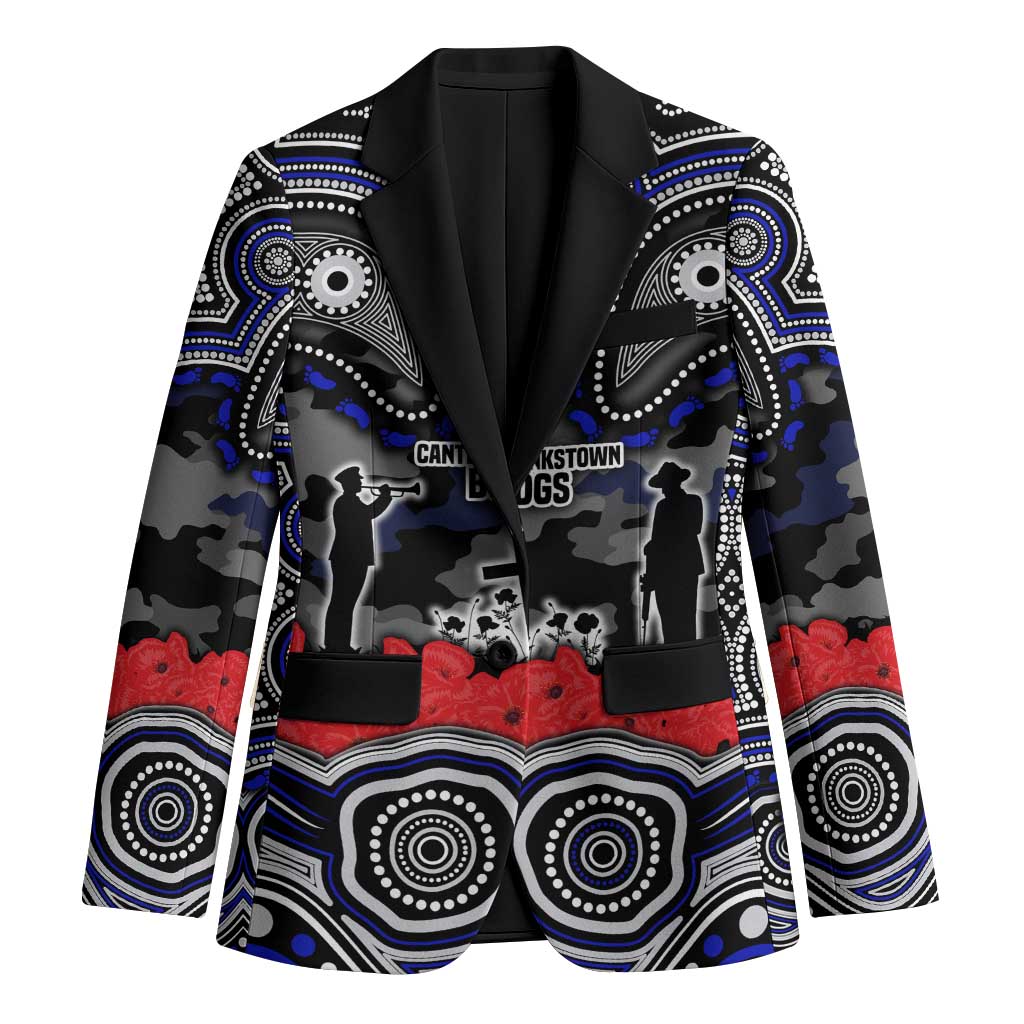 ANZAC Day Canterbury Bankstown Bulldogs Blazer Military Memorial Aboriginal Indigenous Art