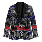 ANZAC Day Canterbury Bankstown Bulldogs Blazer Military Memorial Aboriginal Indigenous Art