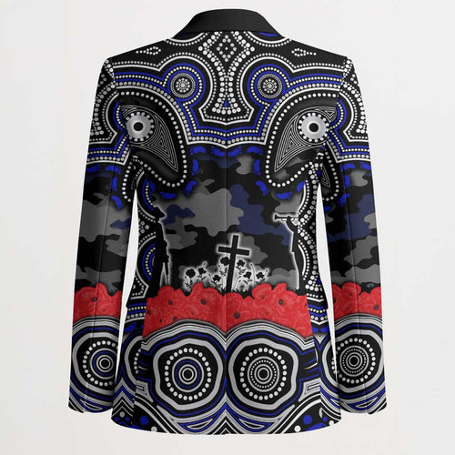 ANZAC Day Canterbury Bankstown Bulldogs Blazer Military Memorial Aboriginal Indigenous Art