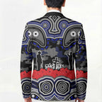 ANZAC Day Canterbury Bankstown Bulldogs Blazer Military Memorial Aboriginal Indigenous Art