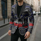 ANZAC Day Canterbury Bankstown Bulldogs Blazer Military Memorial Aboriginal Indigenous Art