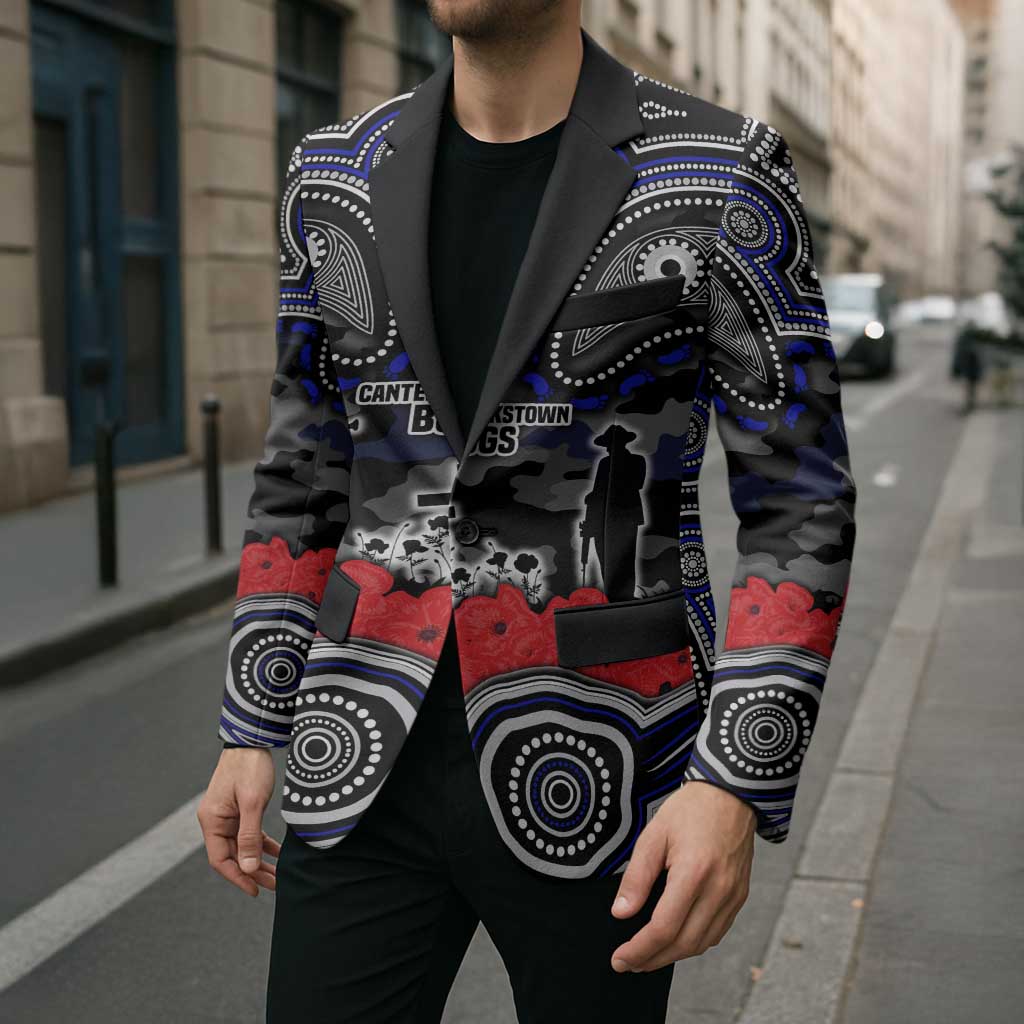 ANZAC Day Canterbury Bankstown Bulldogs Blazer Military Memorial Aboriginal Indigenous Art