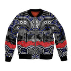 ANZAC Day Canterbury Bankstown Bulldogs Bomber Jacket Military Memorial Aboriginal Indigenous Art