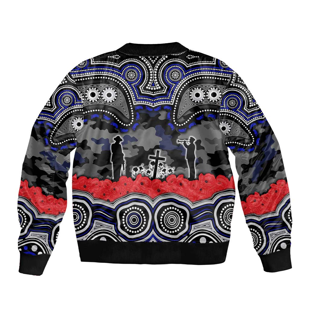 ANZAC Day Canterbury Bankstown Bulldogs Bomber Jacket Military Memorial Aboriginal Indigenous Art