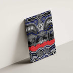 ANZAC Day Canterbury Bankstown Bulldogs Canvas Wall Art Military Memorial Aboriginal Indigenous Art