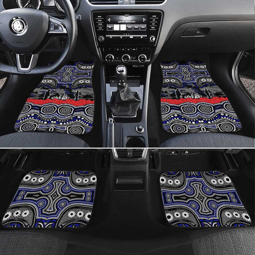 ANZAC Day Canterbury Bankstown Bulldogs Car Mats Military Memorial Aboriginal Indigenous Art