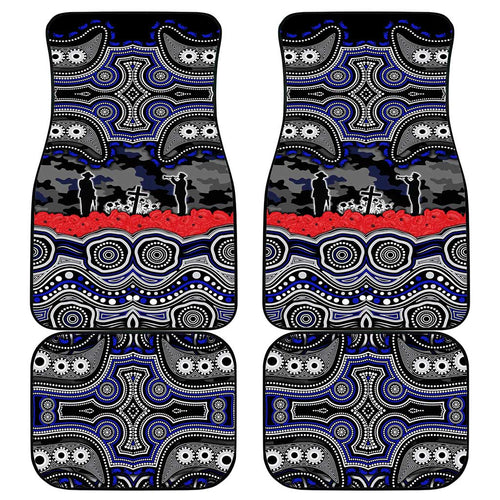 ANZAC Day Canterbury Bankstown Bulldogs Car Mats Military Memorial Aboriginal Indigenous Art