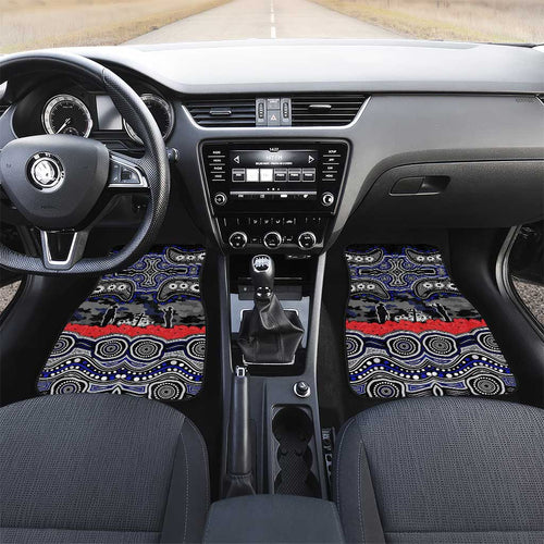ANZAC Day Canterbury Bankstown Bulldogs Car Mats Military Memorial Aboriginal Indigenous Art