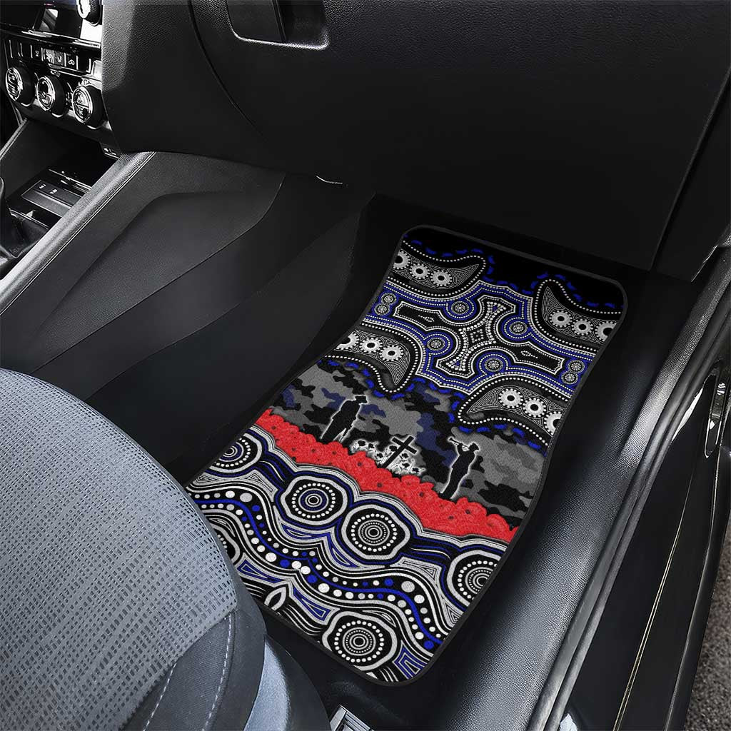 ANZAC Day Canterbury Bankstown Bulldogs Car Mats Military Memorial Aboriginal Indigenous Art