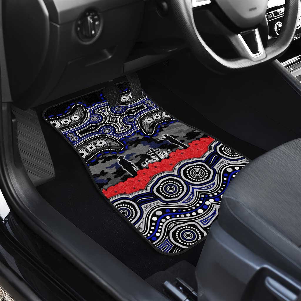 ANZAC Day Canterbury Bankstown Bulldogs Car Mats Military Memorial Aboriginal Indigenous Art