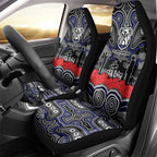 ANZAC Day Canterbury Bankstown Bulldogs Car Seat Cover Military Memorial Aboriginal Indigenous Art