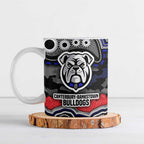 ANZAC Day Canterbury Bankstown Bulldogs Ceramic Mug Military Memorial Aboriginal Indigenous Art