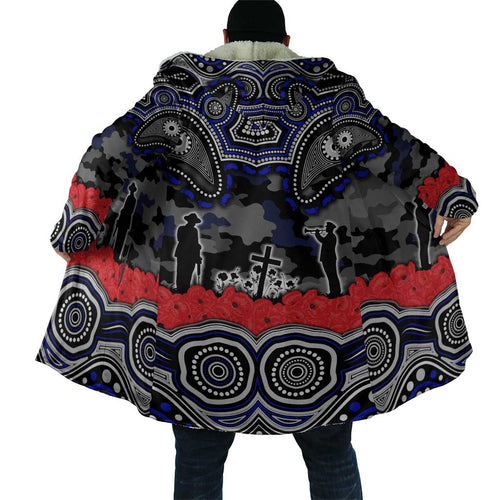 ANZAC Day Canterbury Bankstown Bulldogs Cloak Military Memorial Aboriginal Indigenous Art