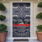 ANZAC Day Canterbury Bankstown Bulldogs Door Cover Military Memorial Aboriginal Indigenous Art