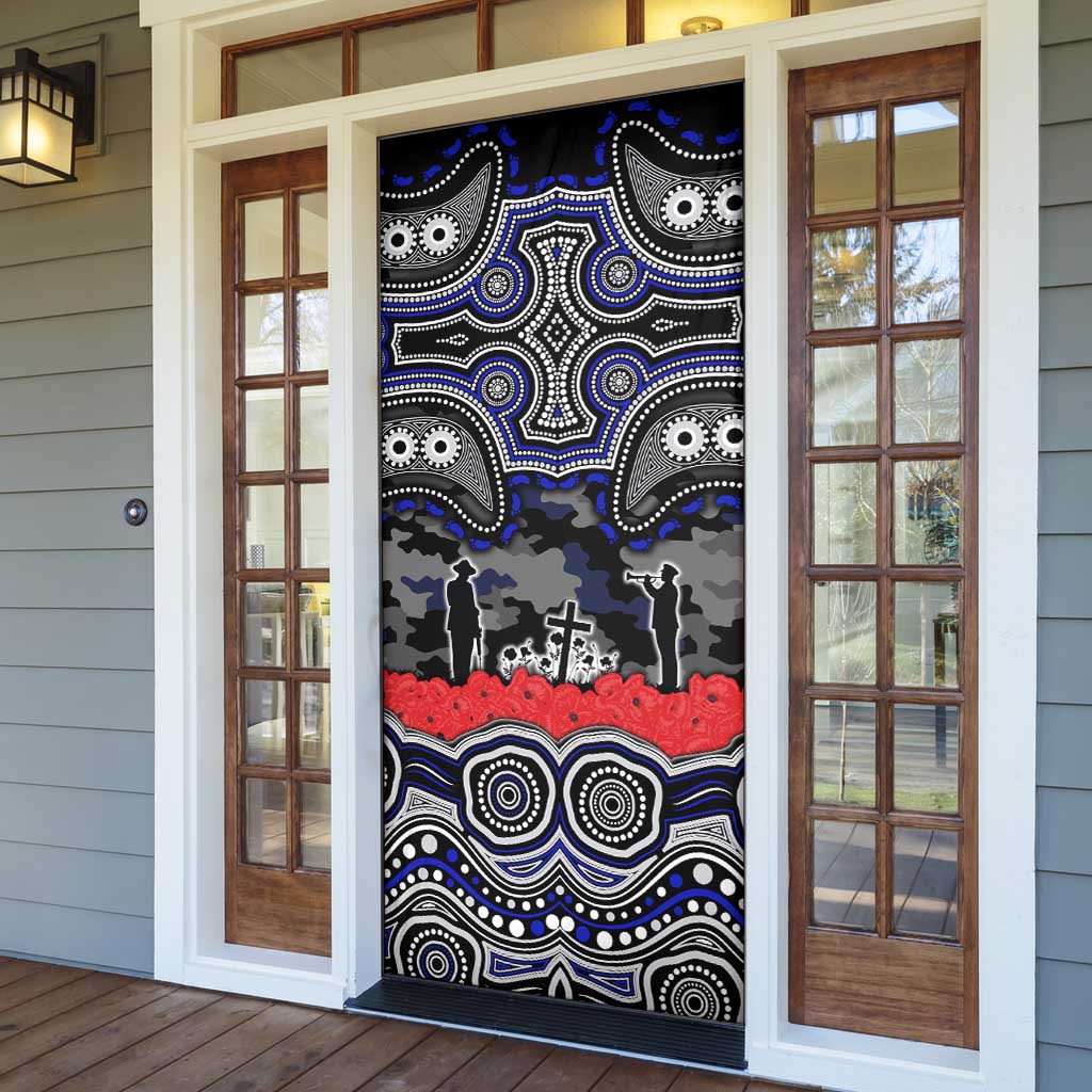 ANZAC Day Canterbury Bankstown Bulldogs Door Cover Military Memorial Aboriginal Indigenous Art