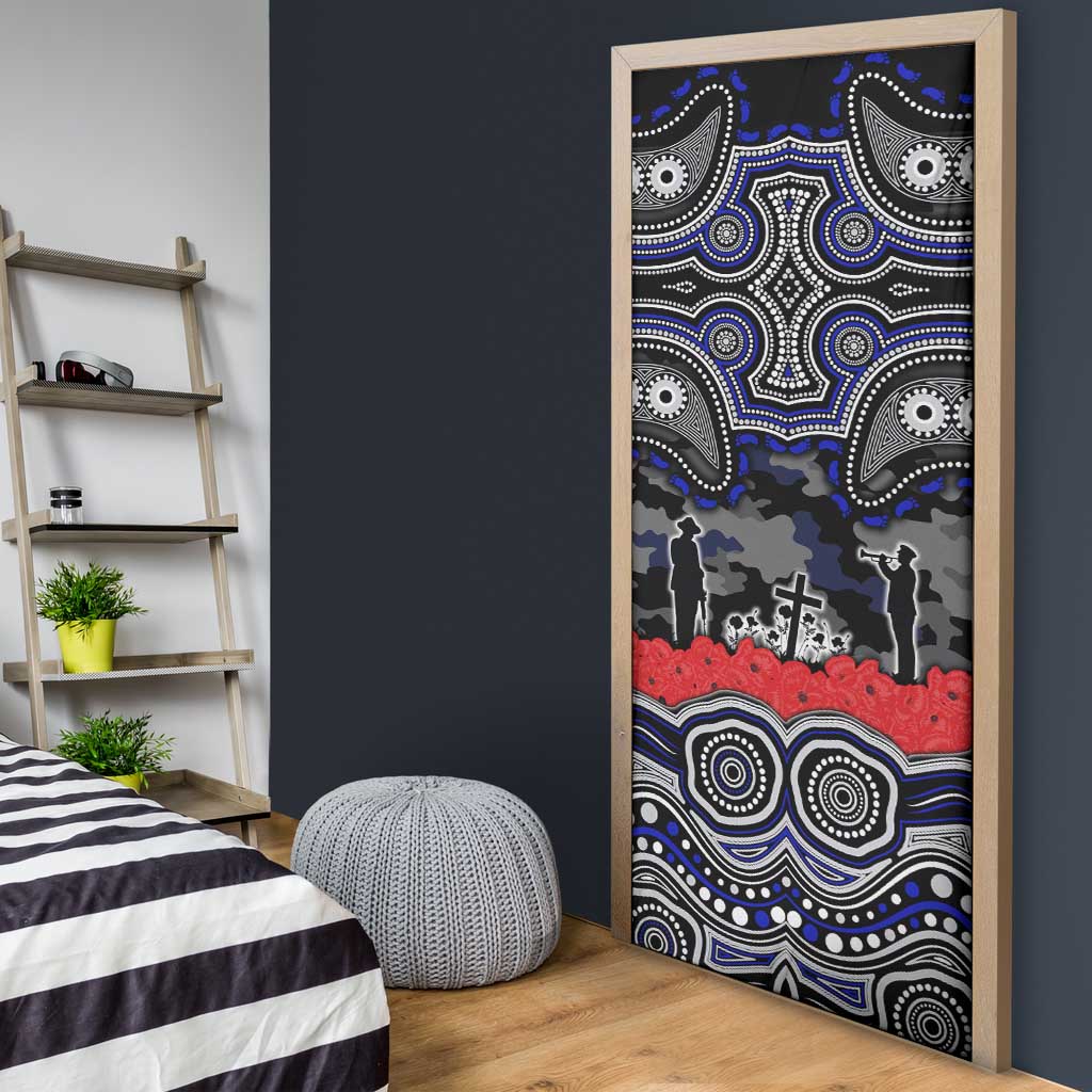 ANZAC Day Canterbury Bankstown Bulldogs Door Cover Military Memorial Aboriginal Indigenous Art