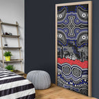 ANZAC Day Canterbury Bankstown Bulldogs Door Cover Military Memorial Aboriginal Indigenous Art