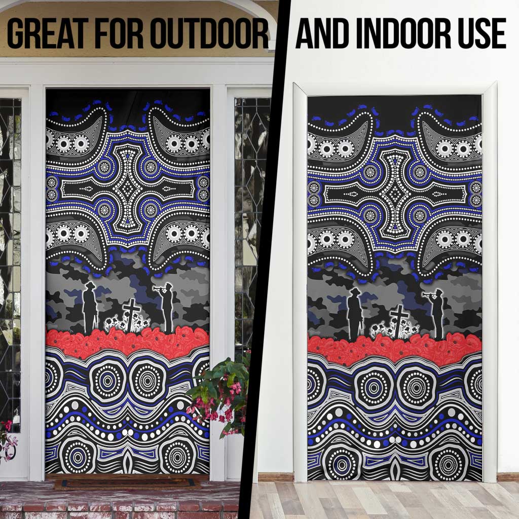ANZAC Day Canterbury Bankstown Bulldogs Door Cover Military Memorial Aboriginal Indigenous Art