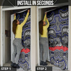ANZAC Day Canterbury Bankstown Bulldogs Door Cover Military Memorial Aboriginal Indigenous Art